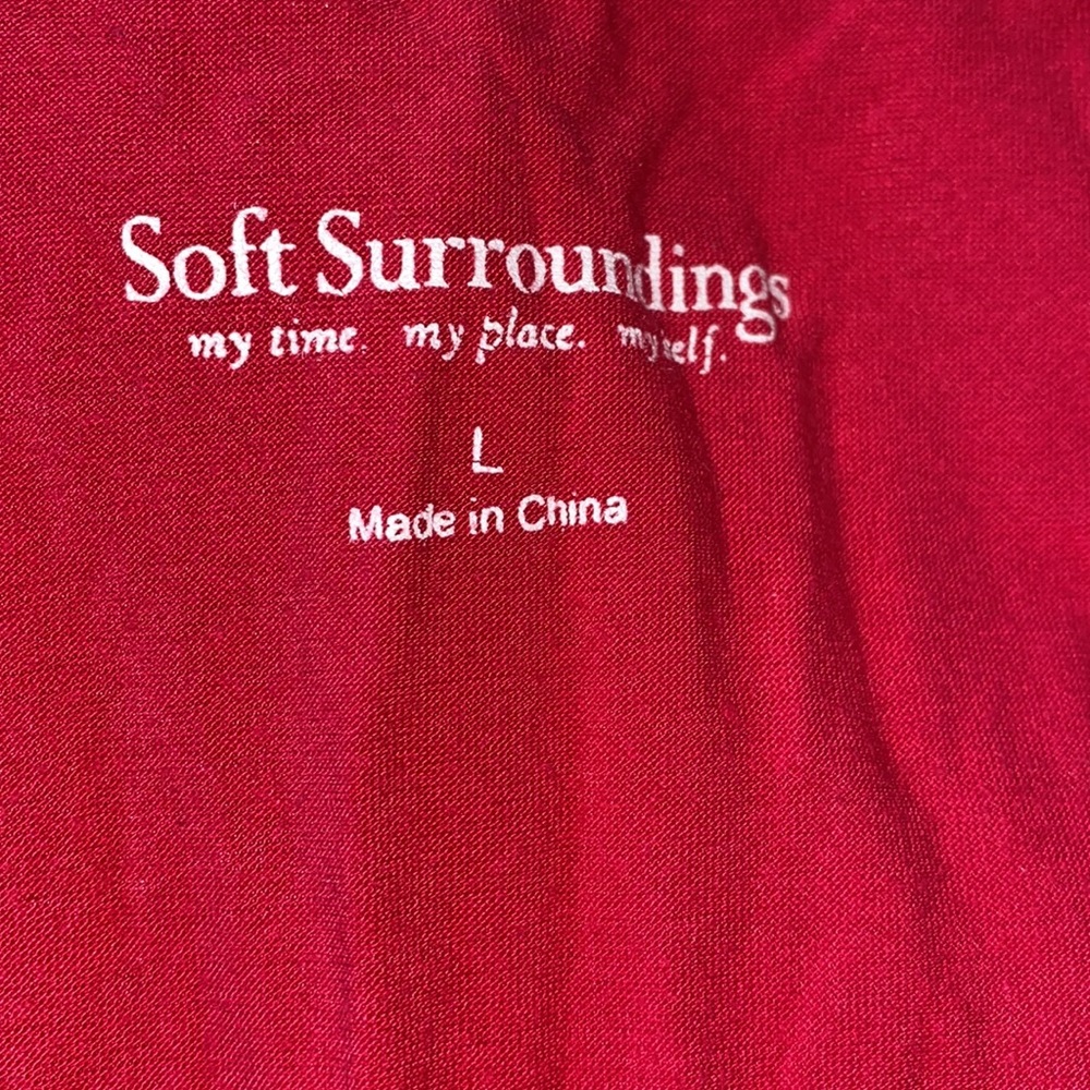 Soft Surroundings Asymmetrical Button-Front Tunic… - image 3